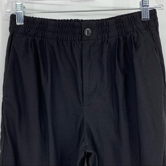 Madewell Drapey Track Trousers Pants Black Size XS - Picture 3 of 7